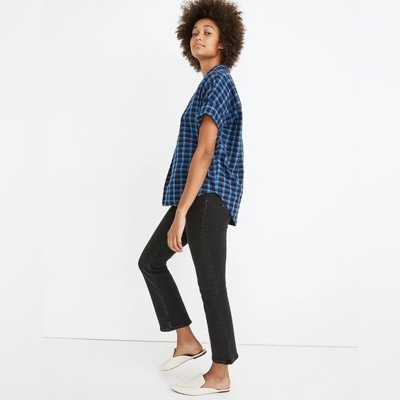 Madewell Double-Faced Park Popover Shirt in Plaid - Picture 2 of 8
